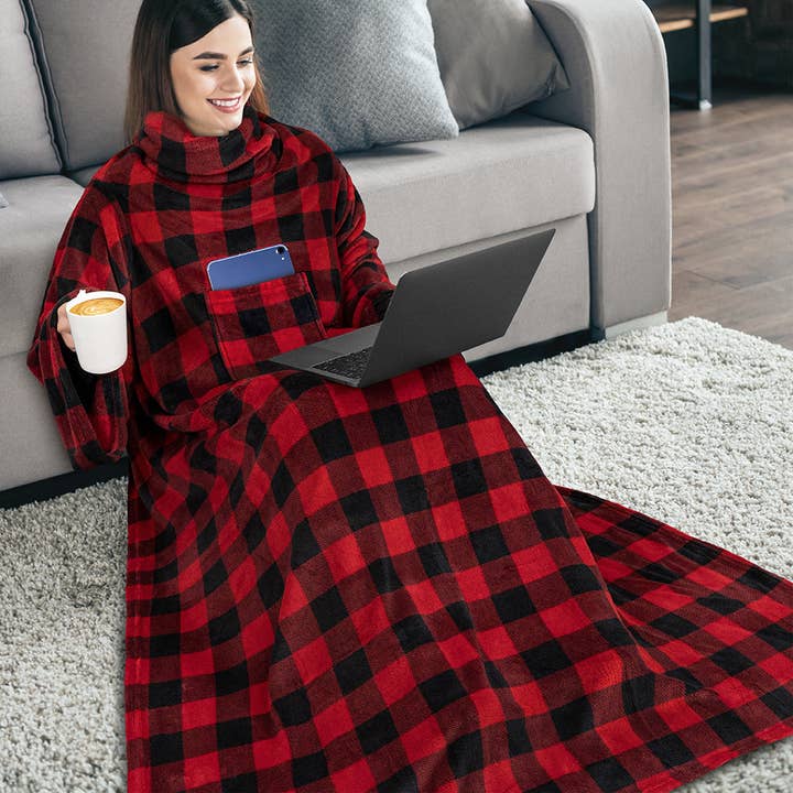 Pavilia - Vendita all'ingrosso Plaid - Coperta con maniche - Tasca applicata104
