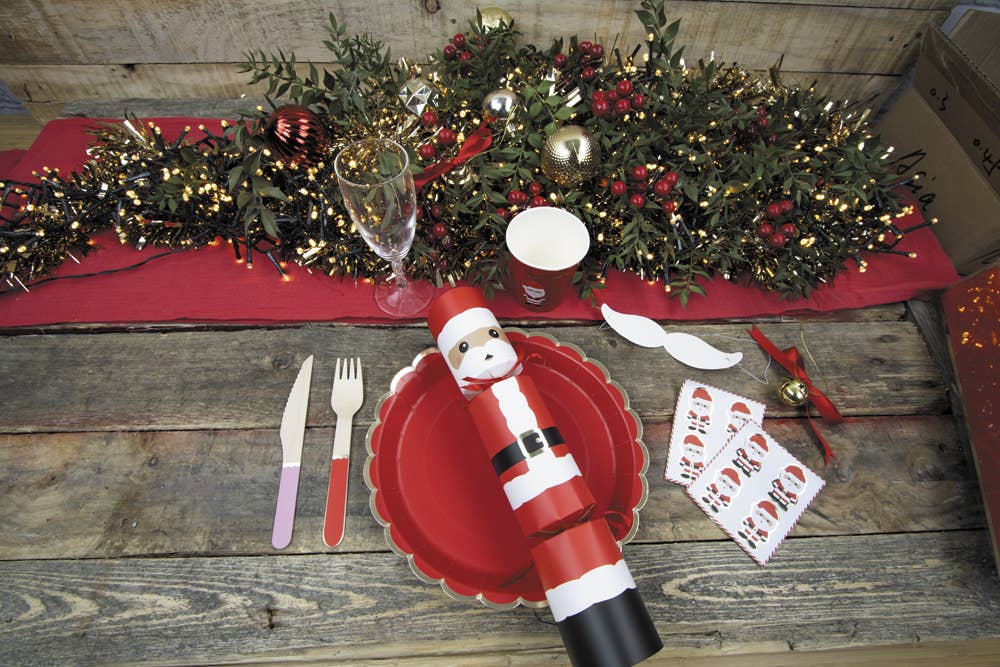 Tim&Puce Factory - Vendita all'ingrosso Decorazione natalizia - Crackers Sweety Xmas confezione da 55