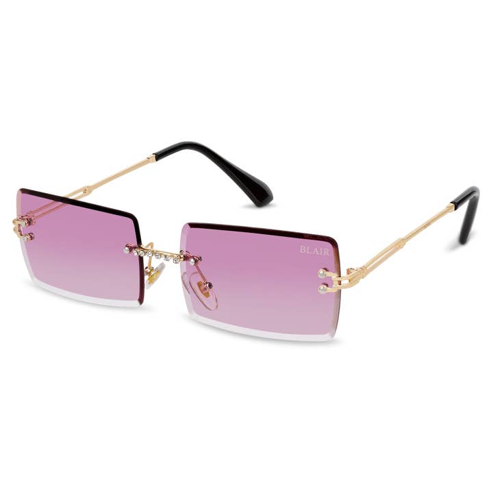 Ivy Diamond sunglasses (purple) for wholesale by BLAIR