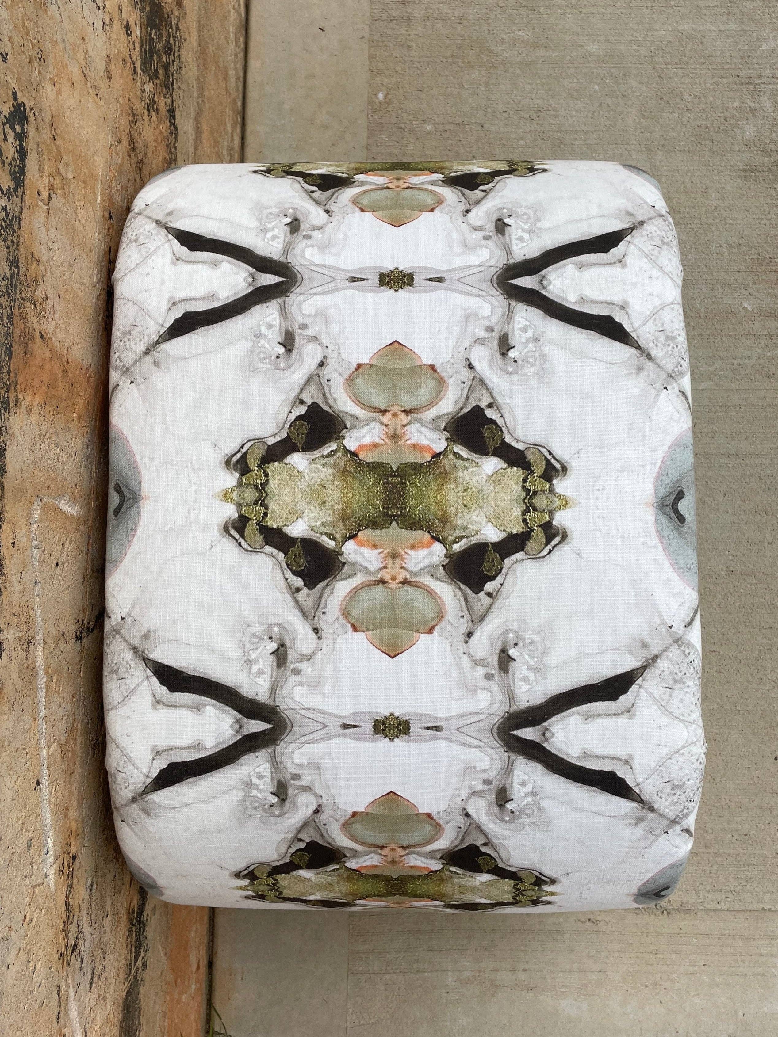 Windy O'Connor Art & Home - Wholesale Ottoman - Icicles Ottoman6