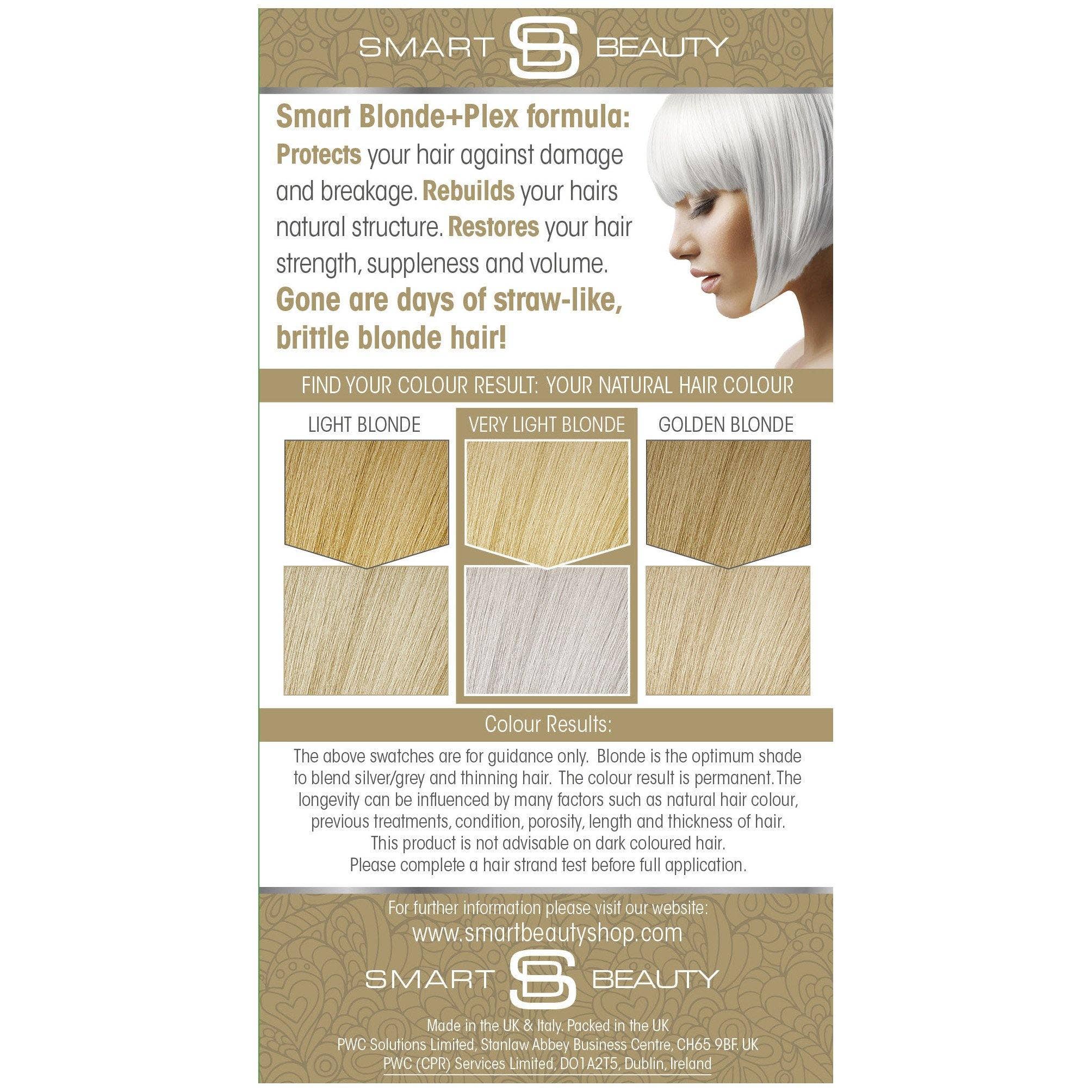 Smart Beauty Shop – wholesale Hair dye – Blonde+plex | Ash Blonde Permanent Hair Dye  | VEGAN3