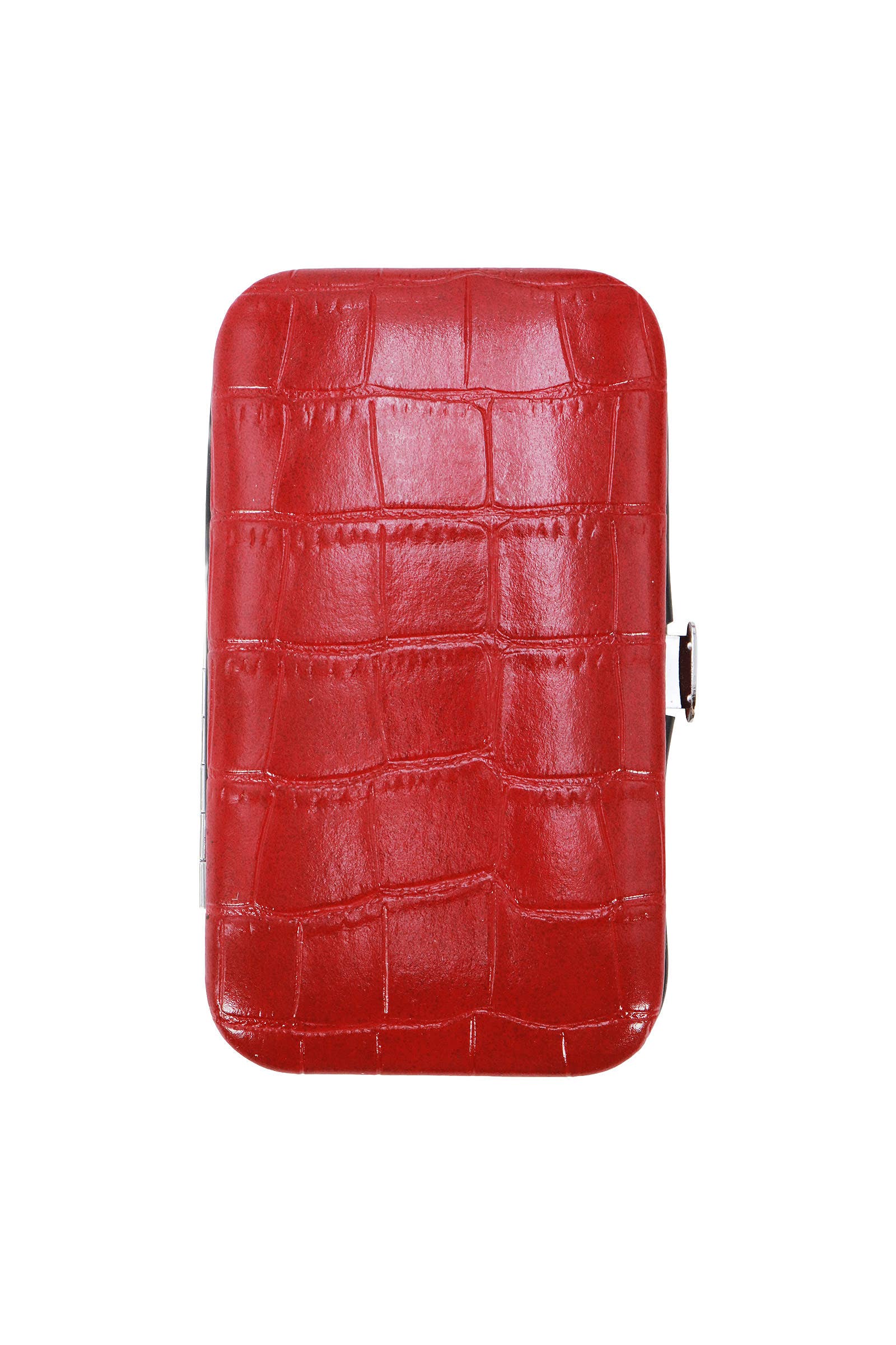 ASSORTED Faux Crocodile Leather 7-pcs Nailcare Kit for wholesale on Faire3