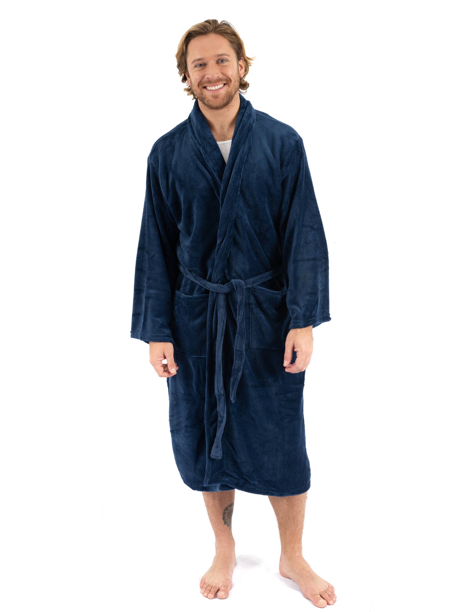 Leveret Pajamas – Großhandel Bademantel – Herren – Fleece-Bademantel für Herren für den Winter2