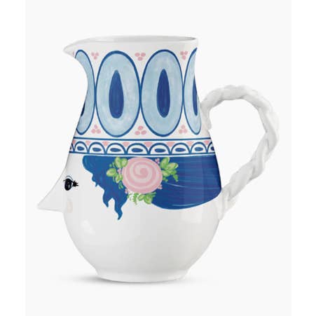 Danish Design Collective - Wholesale Jug - Bjørn Wiinblad - Dora - Porcelain Milk / Cream Jug - 18.6 oz1