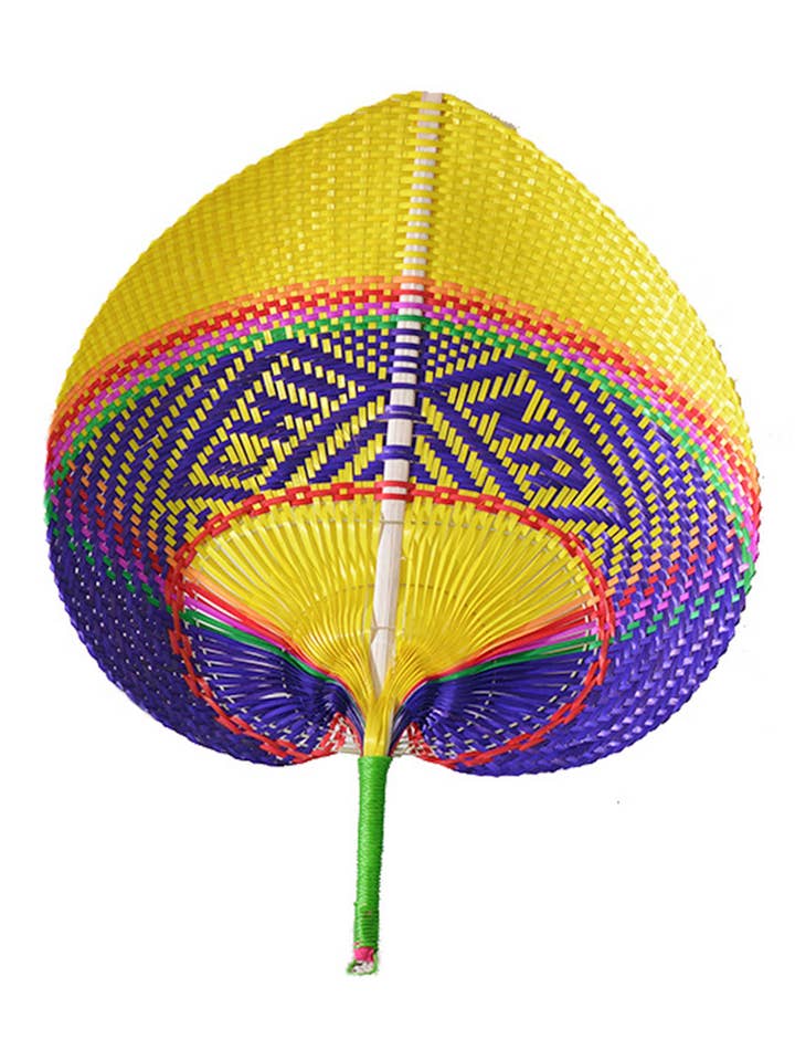 Abanico de Bambú con Forma de Melocotón Hecho a Mano MIS0599 para venta al por mayor de Ole