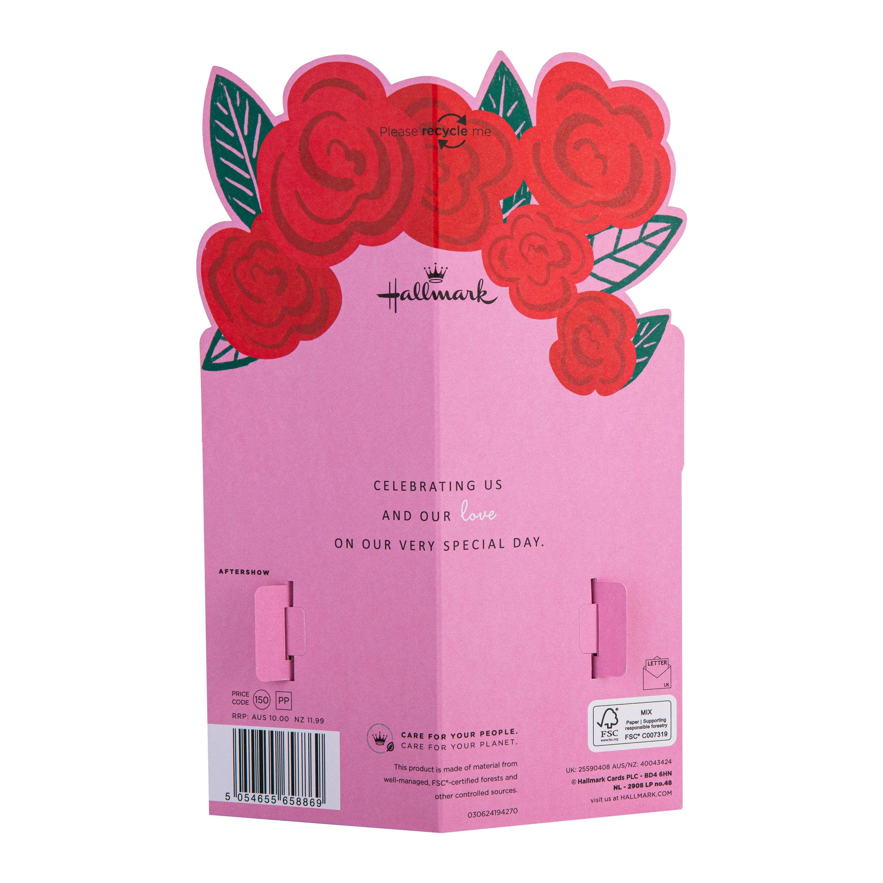 Hallmark - Wholesale Anniversary Card - Anniversary Card for Wife with 3D Pop-Up Roses2