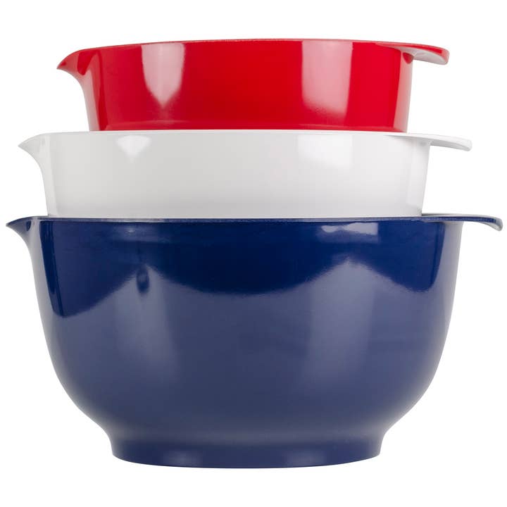 Gourmac - Wholesale Mixing Bowl - 3 Pc. Melamine Mixing Bowls - 1.5, 2, 3 Liter Set