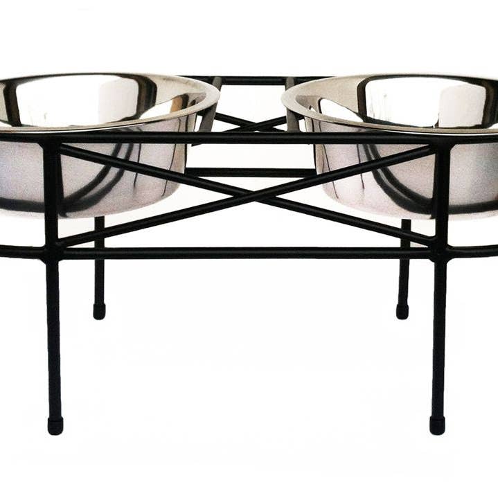 Comedero doble elevador Mesh para perros para venta al por mayor de Pets Stop