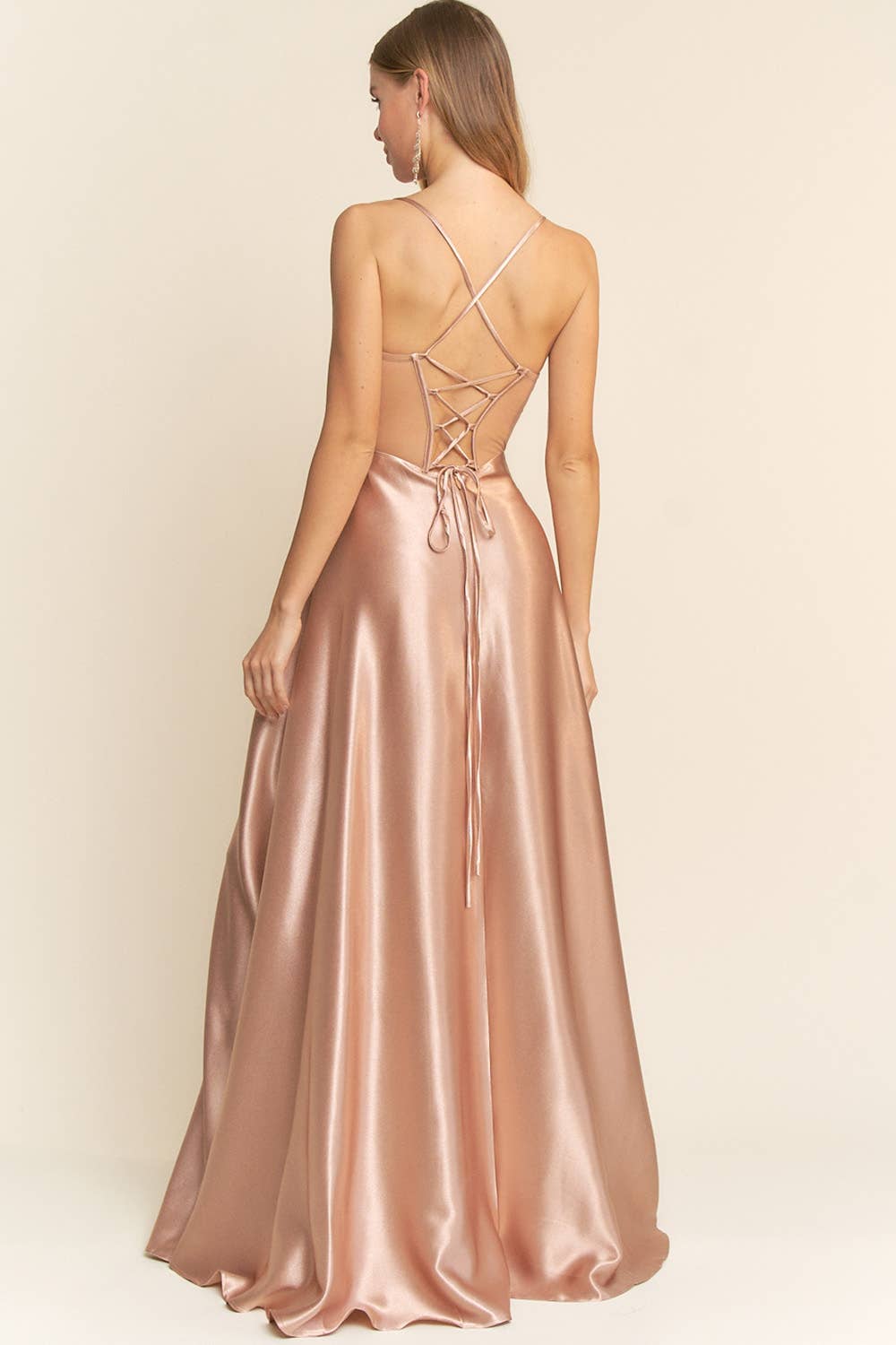 Maniju - Vente Robe de soirée – femme - ROBE LONGUE CORSET AVEC DÉTAILS PAILLETÉS2