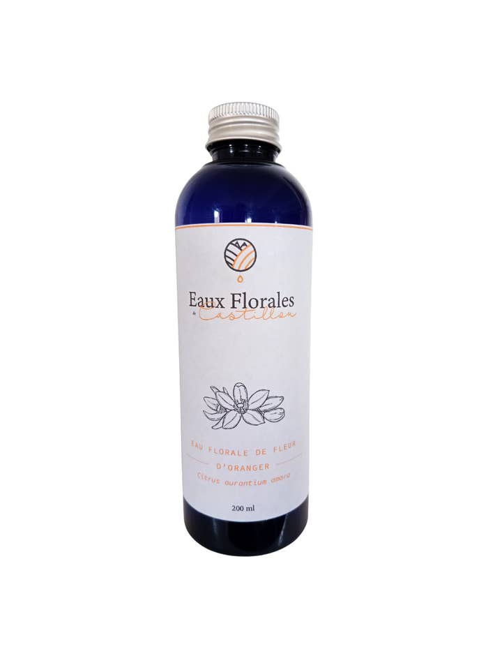 Bio-Orangenblütenwasser, 200 ml für den Großhandel von Eaux Florales de Castillou