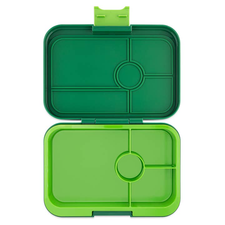 Yumbox - Wholesale Lunch Bag/Box - Kids - Leakproof Yumbox Tapas Bento Lunch Box - Palm Green - 4 Compartment with Lime Tray -Large Size