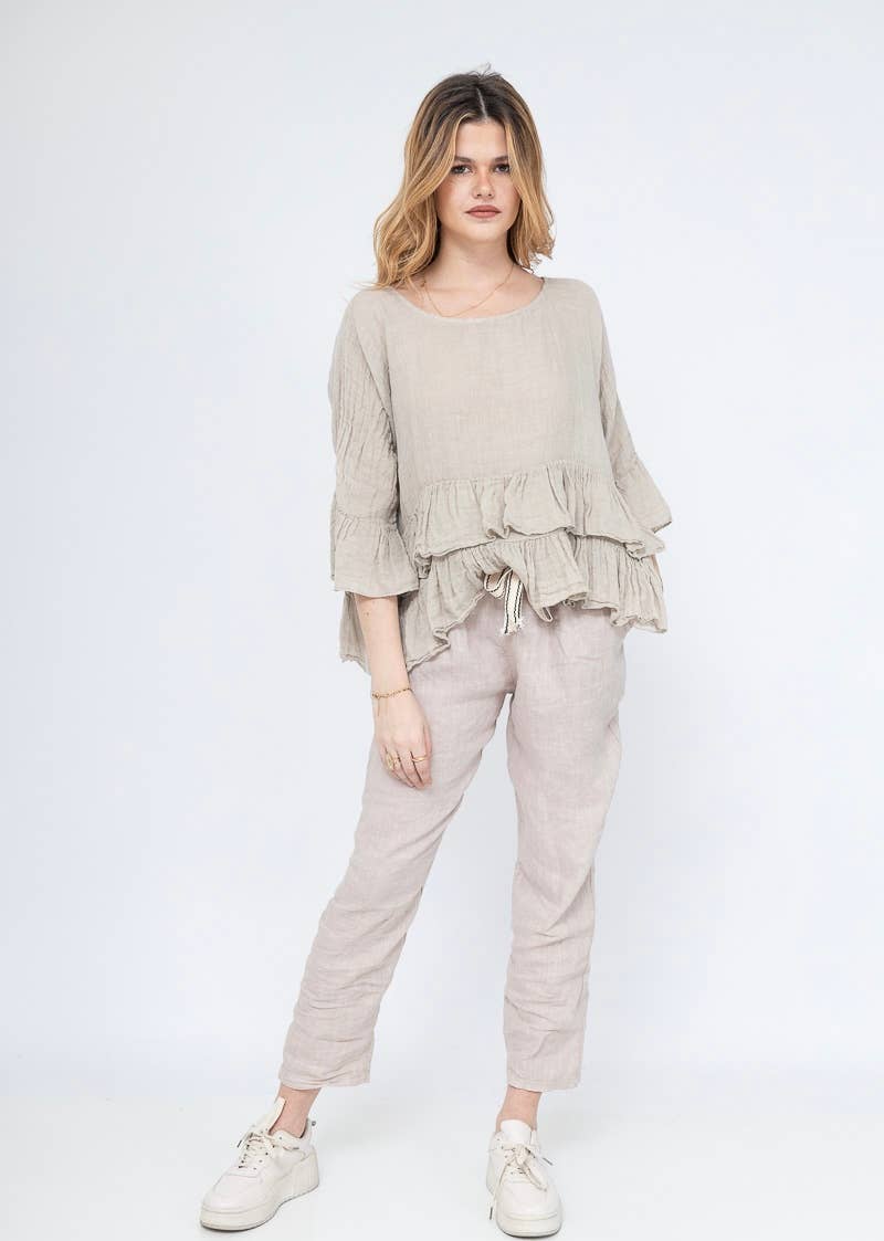 LINEN & COTTON HOUSE – Engroshandel Tunika - Dame – LINNED TUNIKA 327948