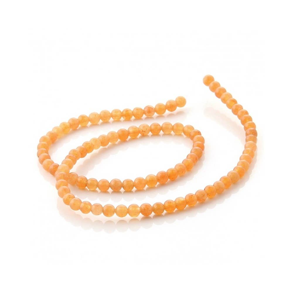 UniArt - Wholesale Beads - Orange Aventurine - Beads for Stringing0