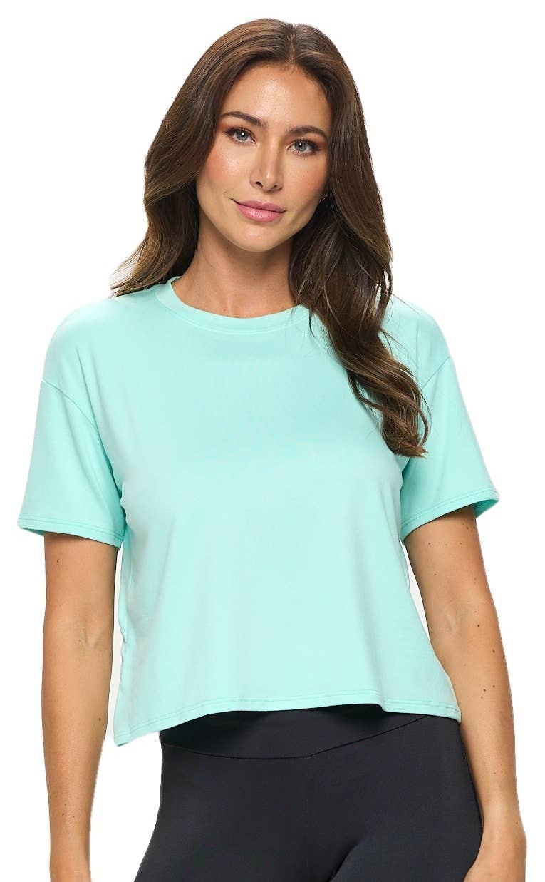 Knit Riot – Engroshandel T-shirt – til kvinder – Kortærmet Boxy Cropped Tee24