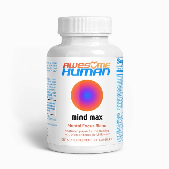 Mind Max | Mélange de concentration mentale pour la vente par Awesome Human