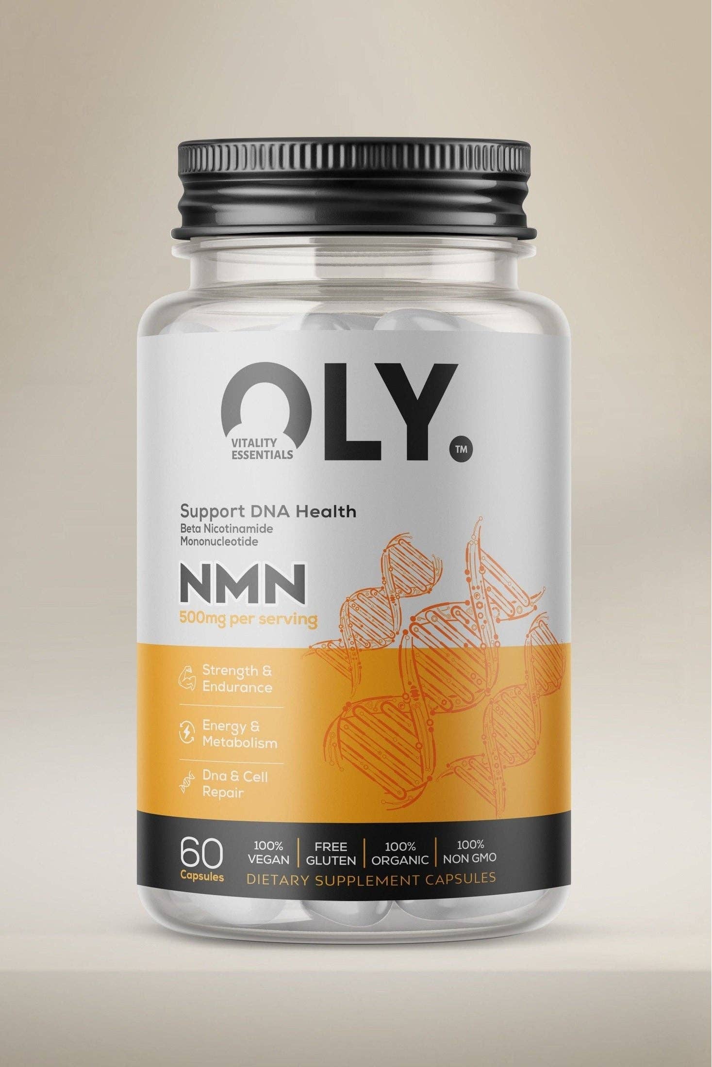 OLY Europe - Vendita all'ingrosso Vitamine/integratori orali - Oly - NMN - 500mg - 60 capsule vegetali0