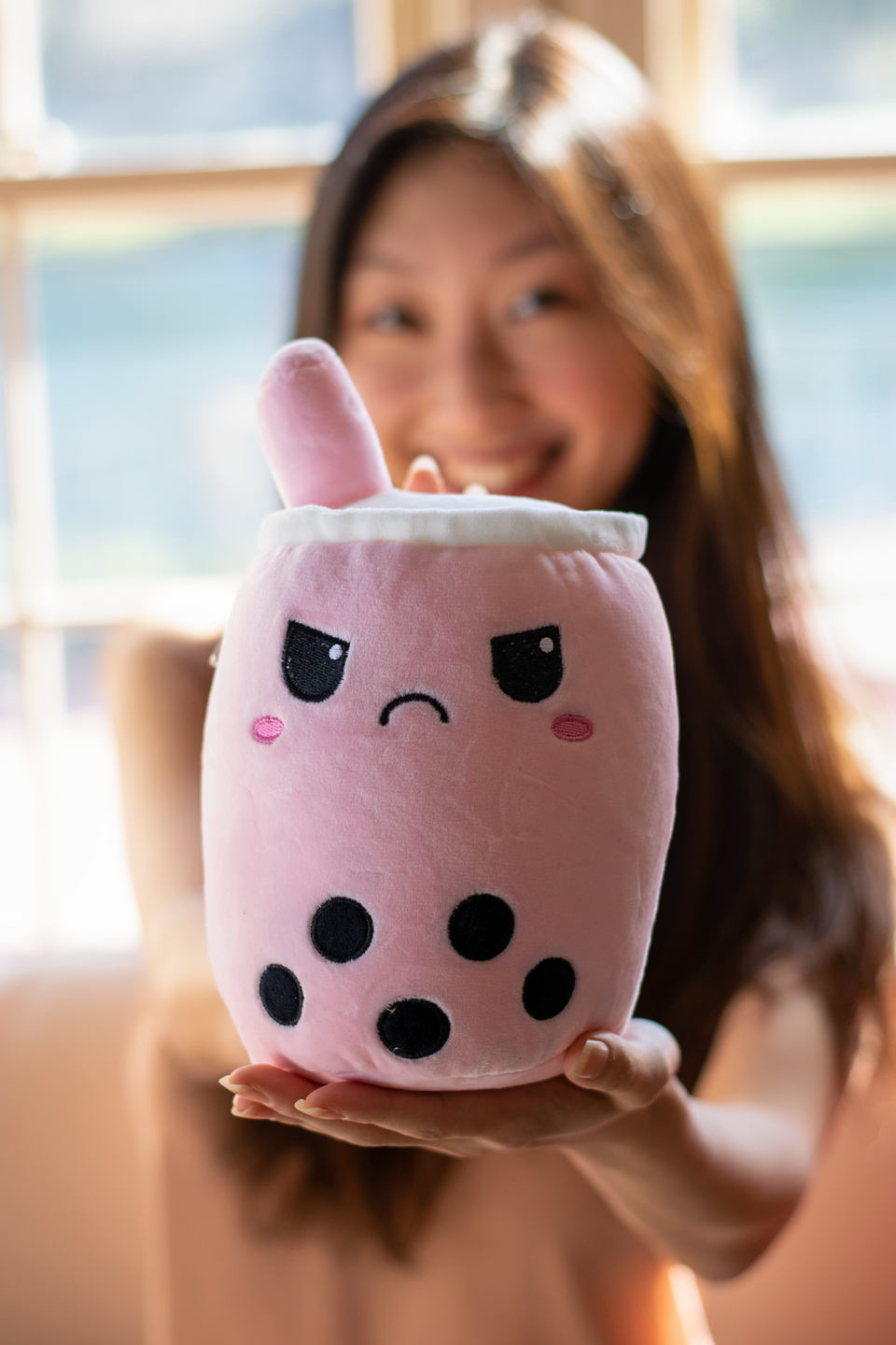 Boba Origin - Wholesale Stuffed/Plush Toy - Kids & Baby - The Original Happy and Mad Reversible / Secret Pouch Boba Plushie2