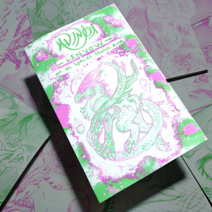 Lenvow - un fanzine de croquis d'espèces originales pour la vente par Fresh Hot Flavors