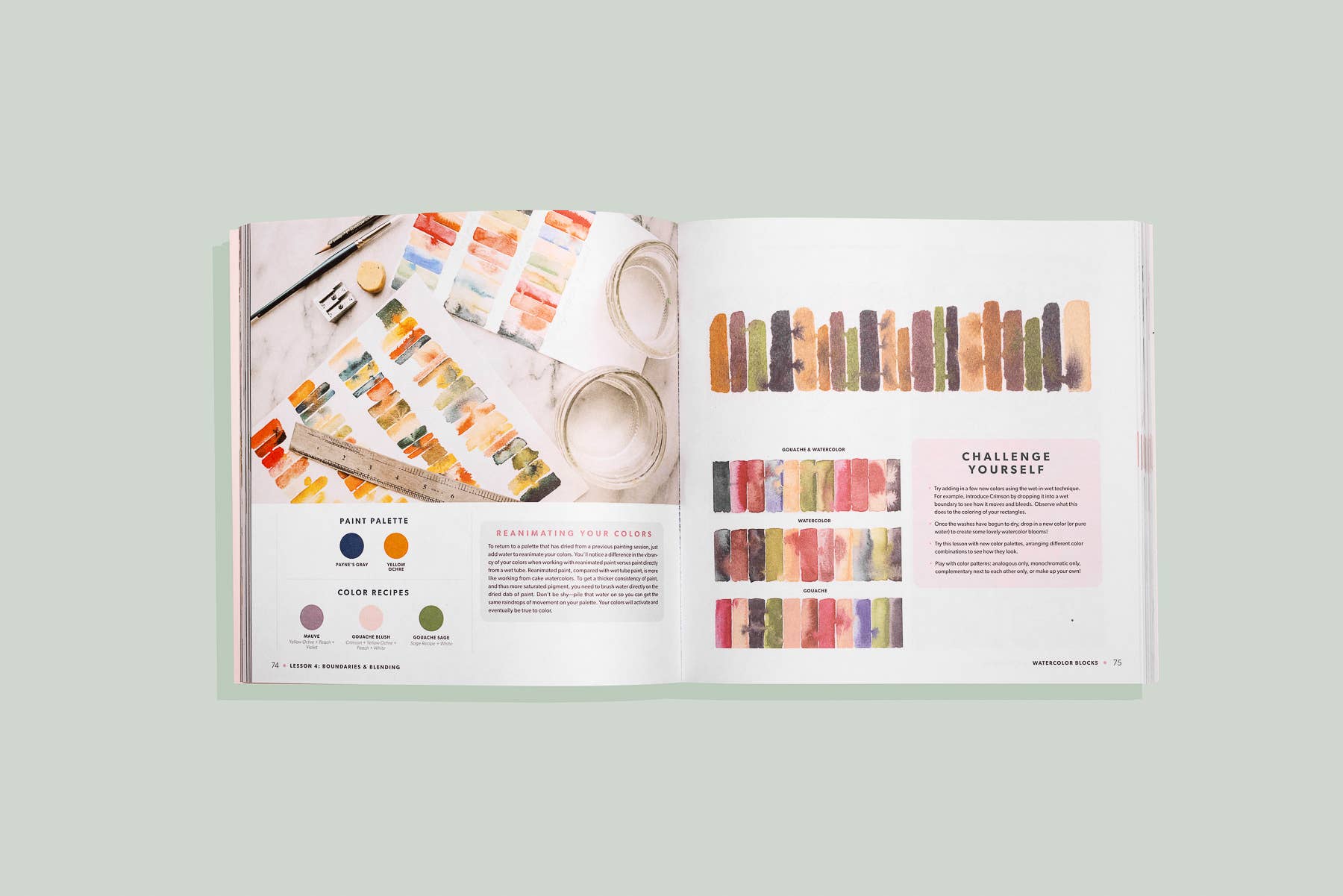 Paige Tate & Co. – wholesale Konst- och underhållningsbok – En guide till akvarellmålning: Moderna akvarellbotanik1