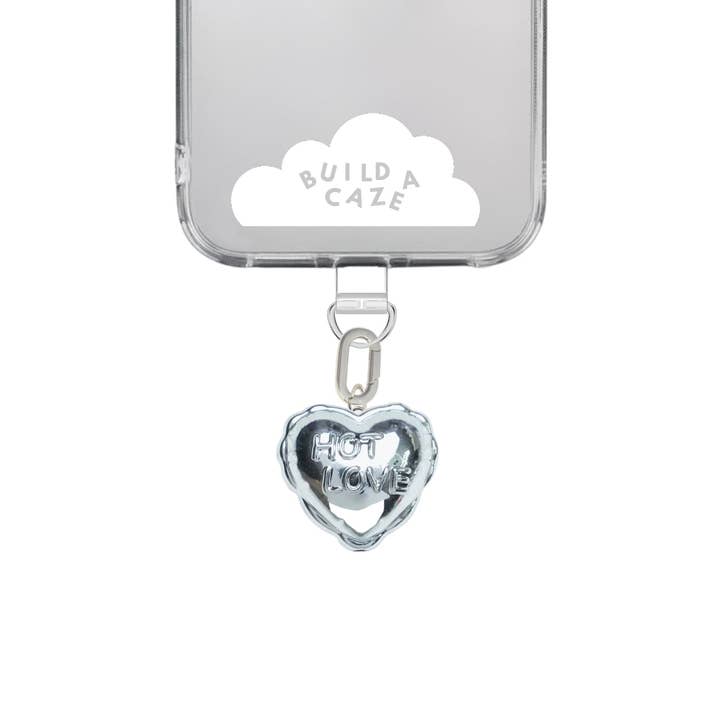 Charmie Palloncino d'Amore Caldo Argento per la vendita all'ingrosso da parte di Build a Caze