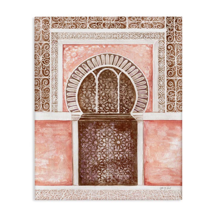 Stupell Industries - Wholesale Wall Decor - Kids & Baby - Moroccan Tiled Alcove Canvas Art1