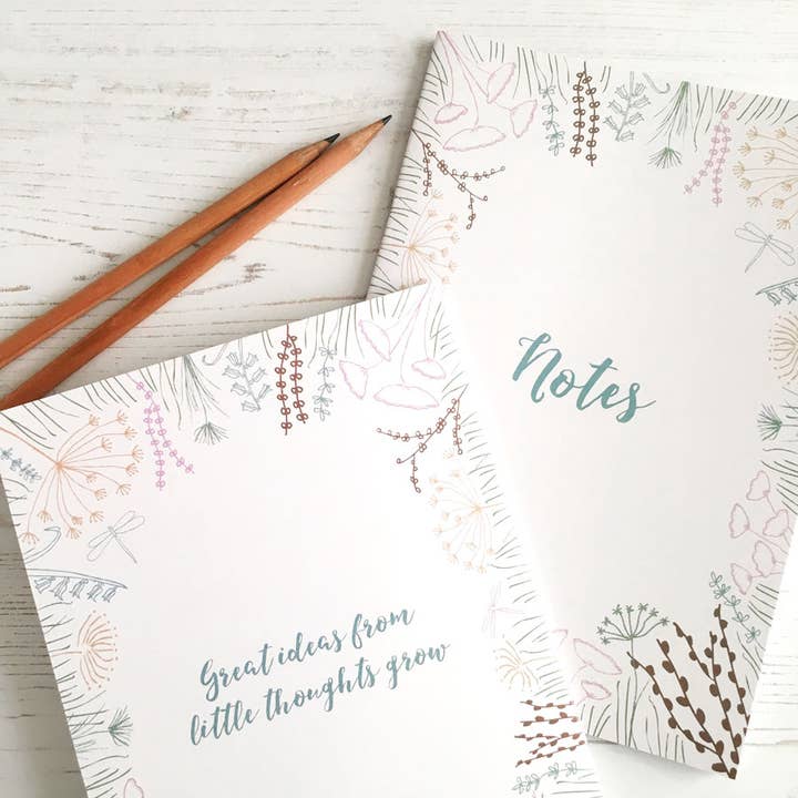 Notebook ilustrado botânico por atacado de the green gables