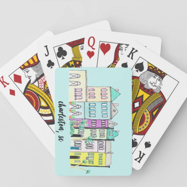 Island Haus Co - Wholesale Playing Cards - Rainbow Row Playing Cards