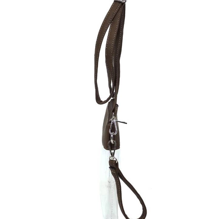 MiMi Wholesale - Wholesale Crossbody Bag - Women's - AD200T Game Day Clear Crossbody Bag/Clutch