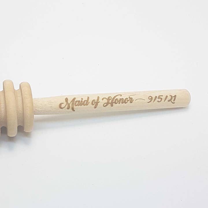 Eastvan bees - Wholesale Honey Dipper - Custom Engraved Wooden Honey Dipper