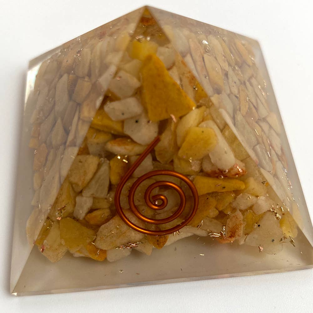 VIE - Wholesale Spiritual Stone/Crystal - Orgone Reiki Healing Pyramid, 5.5cm13