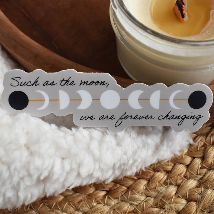 Moon Phases Sticker for wholesale by Wild North Co