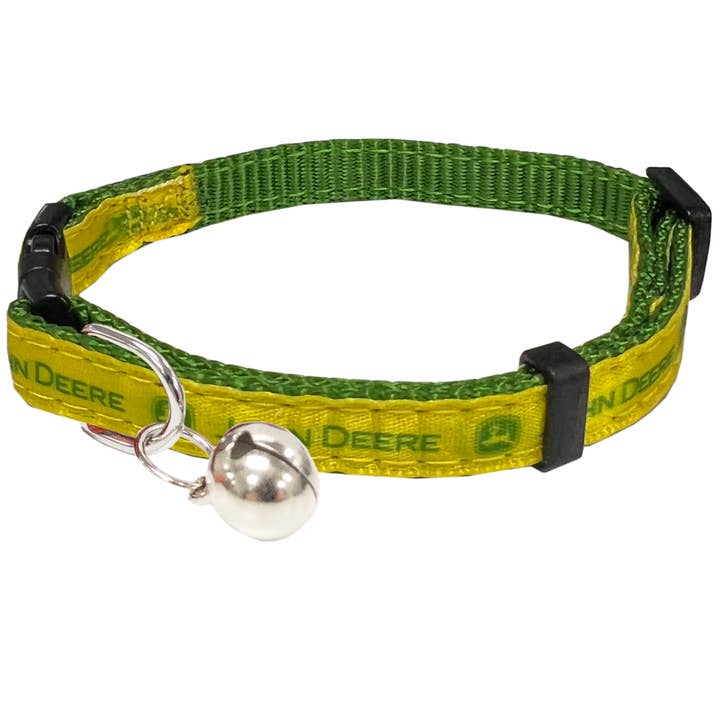 John Deere Satin Cat Collar for wholesale by Pets First