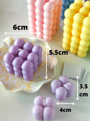 A Real Logic (ARL) – Engroshandel Gavelys – Mini boblelys | Mini kubeformet lys | Hjemmedekoration | Afslapning | Duftlys | Håndstøbt duftlys | Gave | Søjlelys0