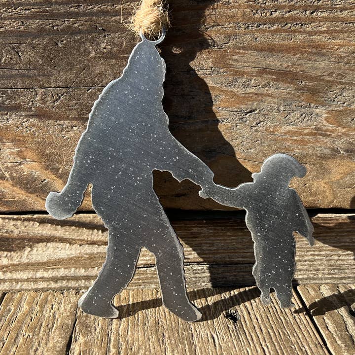 Ornamento Sasquatch e Creche por atacado de CCR Custom Metals