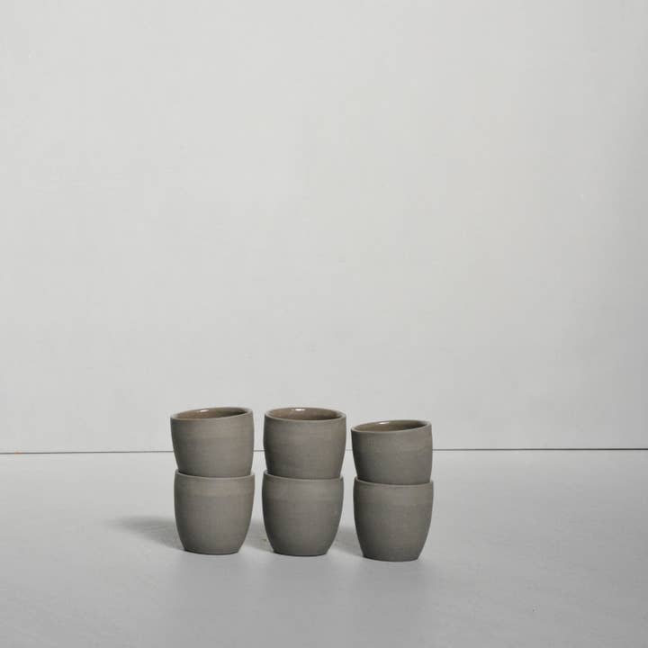 Noot ~Swart - Wholesale Coffee/Tea Cup - N+S Barista Espresso/Coffee cup 80ml/150ml - Slate5