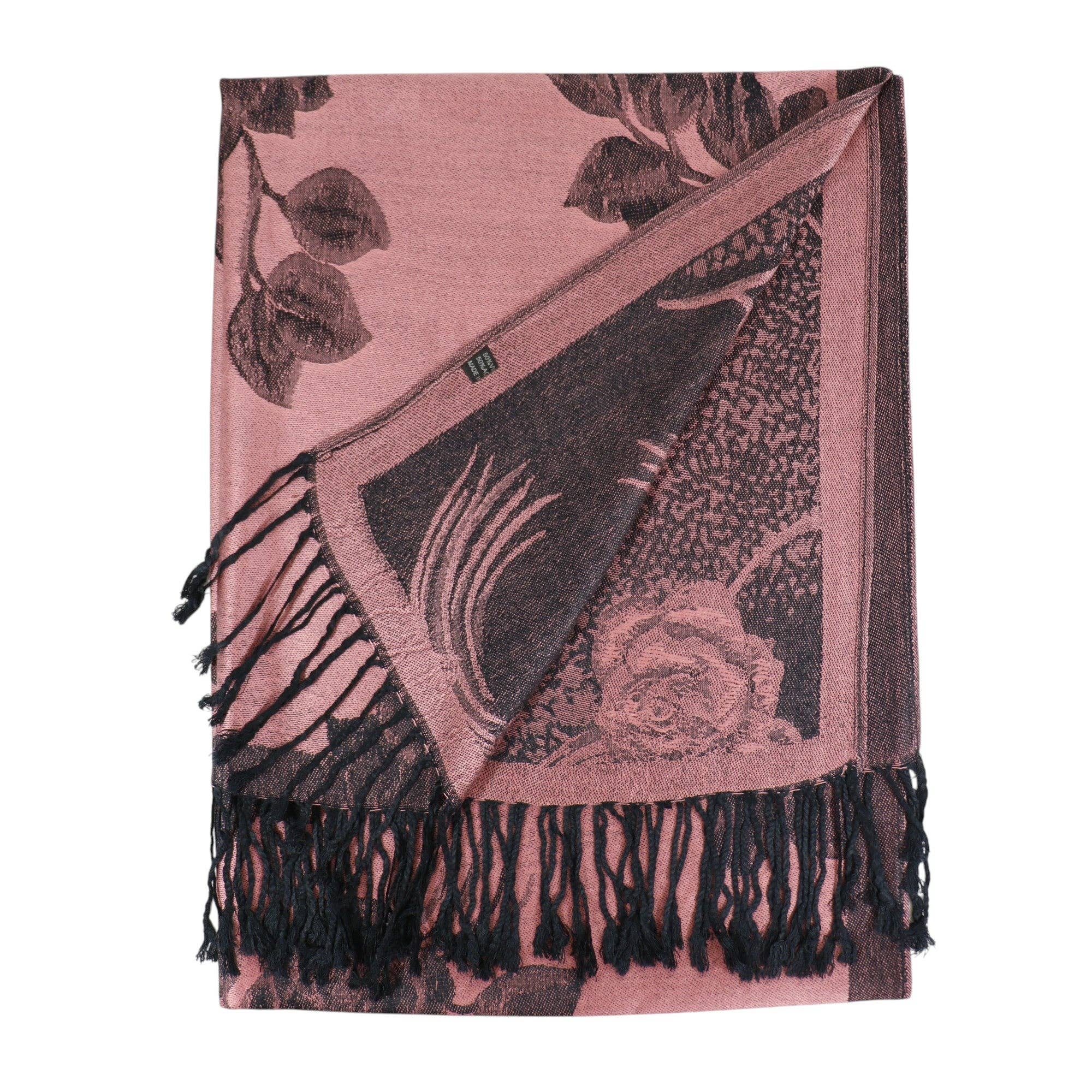 TAPA fashion – wholesale Wrap – Women's – Rose Pashmina RP2025. (12pc)91