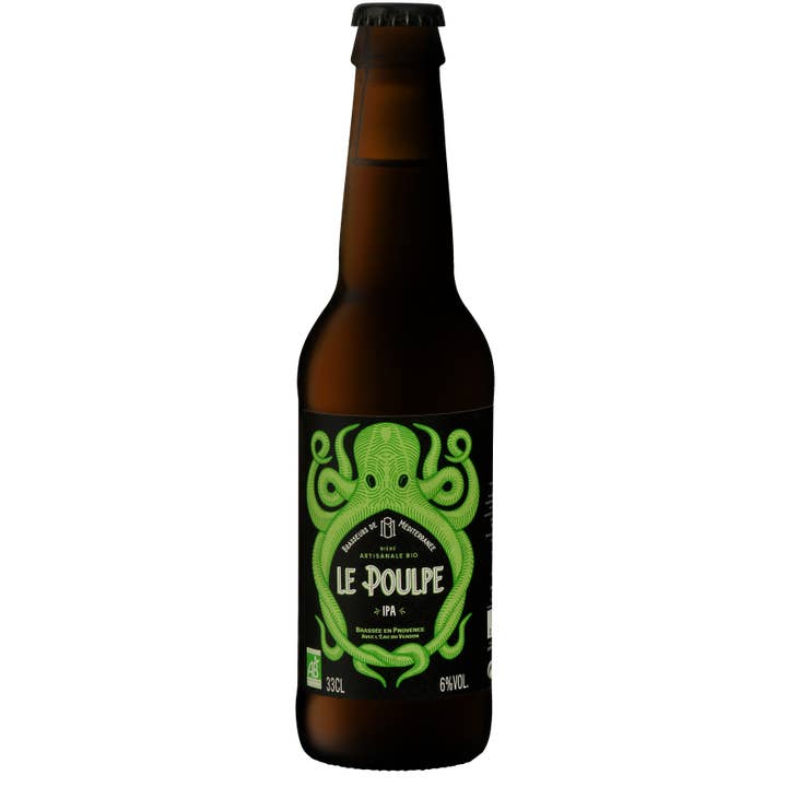 Le Poulpe Biere de Provence - Wholesale Beer - The Octopus IPA 33cl