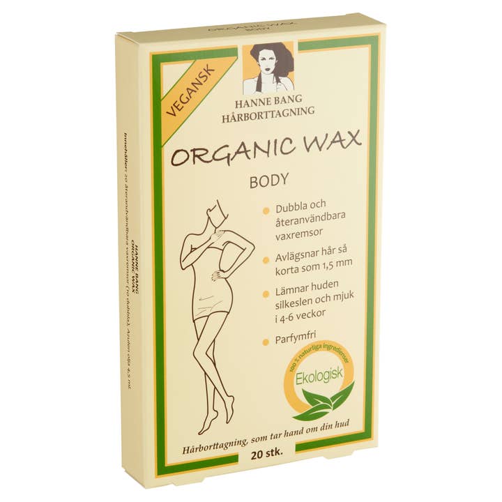 Organic Wax BO för wholesale av Hanne Bang Cosmetics