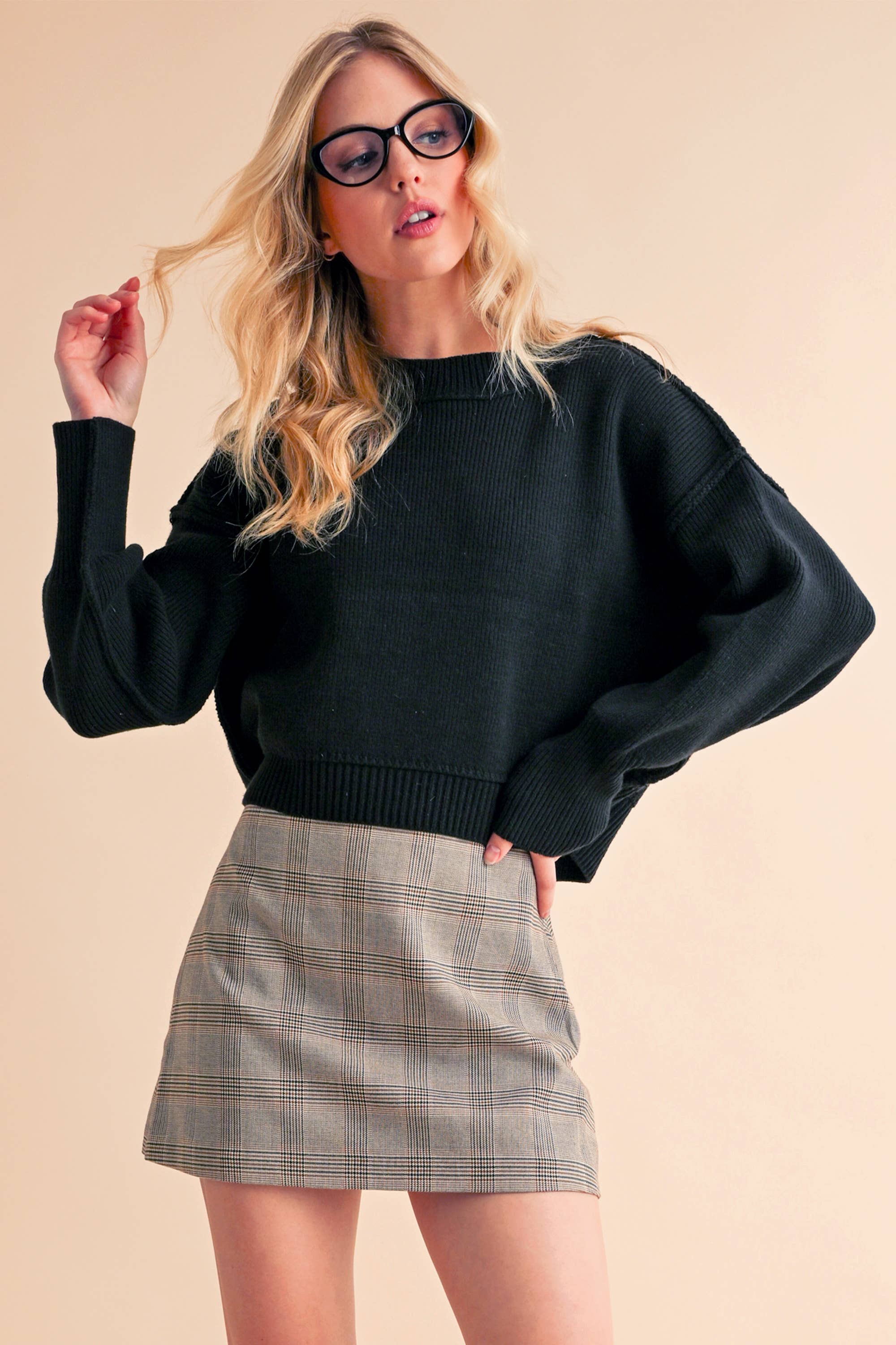 AEMI + CO - Wholesale Knit Sweater - Women's - 3115CK Regina Sweater 222