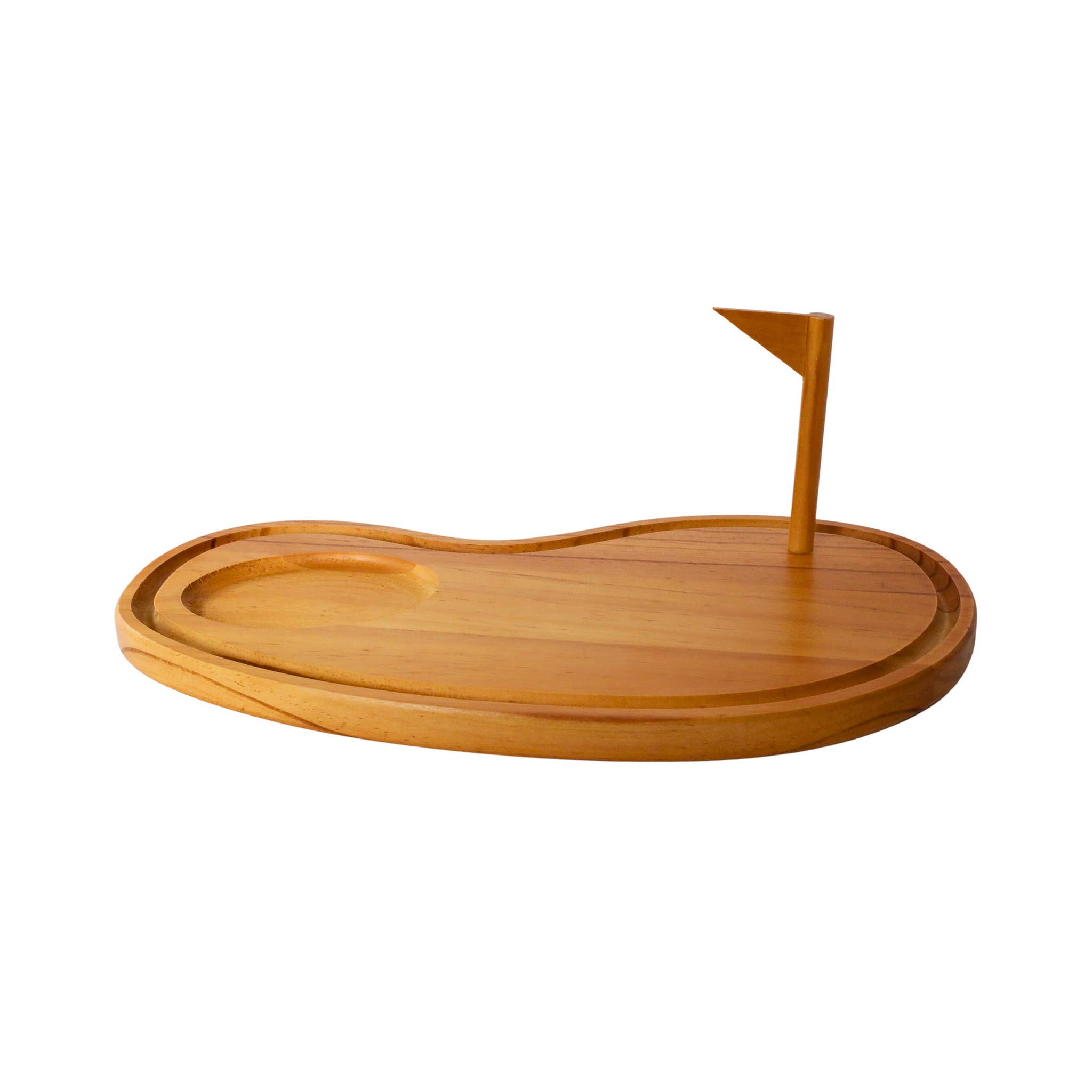 Creative Gifts International Inc. - Wholesale Cheese Board - Golf Course Wood Charcuterie Board - 8.25" x 15"1