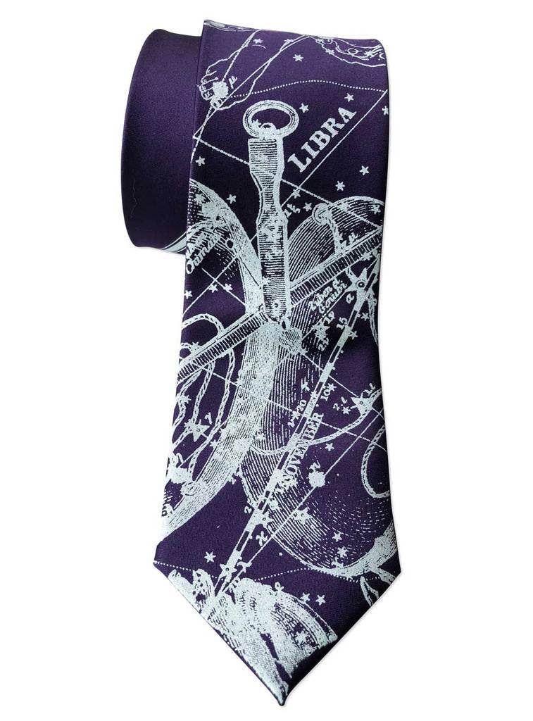 Cyberoptix Tie Lab - Wholesale Necktie - Men's - Libra Constellation. Zodiac Necktie.5