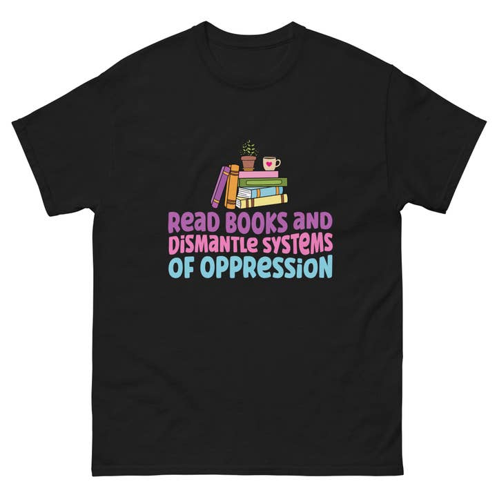 Ler Livros Oppression classic tee por atacado de Chronic Crafts