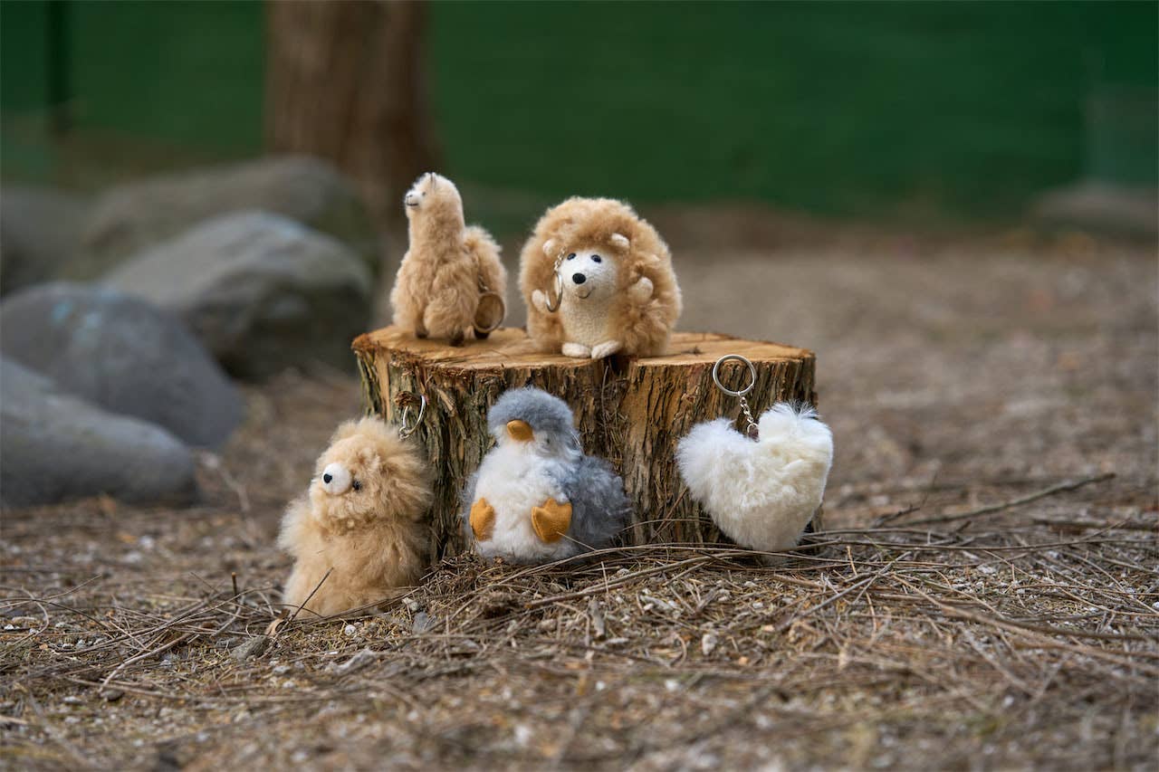 Terra Natural Designs – Engroshandel Nøglering - Unisex – Alpaca bjørn nøglering8