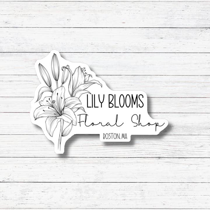 Oily Graphic Creations - Wholesale Sticker - Lily Blooms-Colleen Hoover Stickers/Magnet1