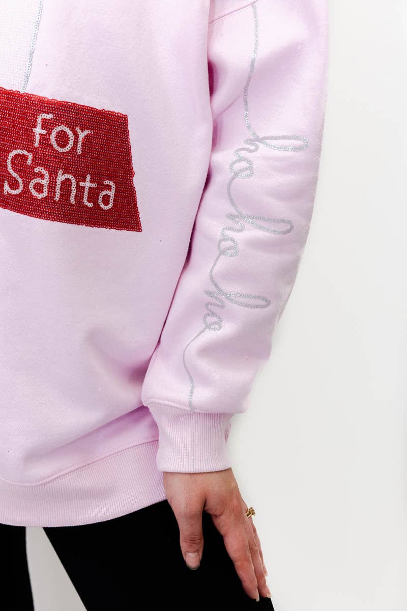 Whiskey Darling - Wholesale Graphic Sweatshirt - Women's - Dear Santa Sparkle Sweatshirt4