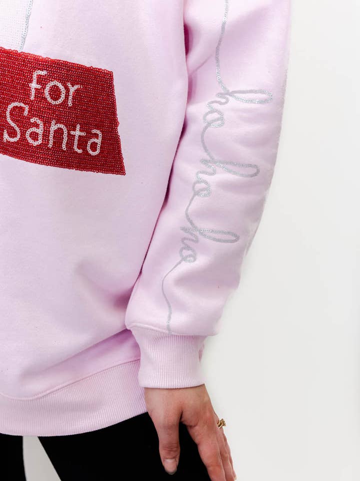 Whiskey Darling - Wholesale Graphic Sweatshirt - Women's - Dear Santa Sparkle Sweatshirt4