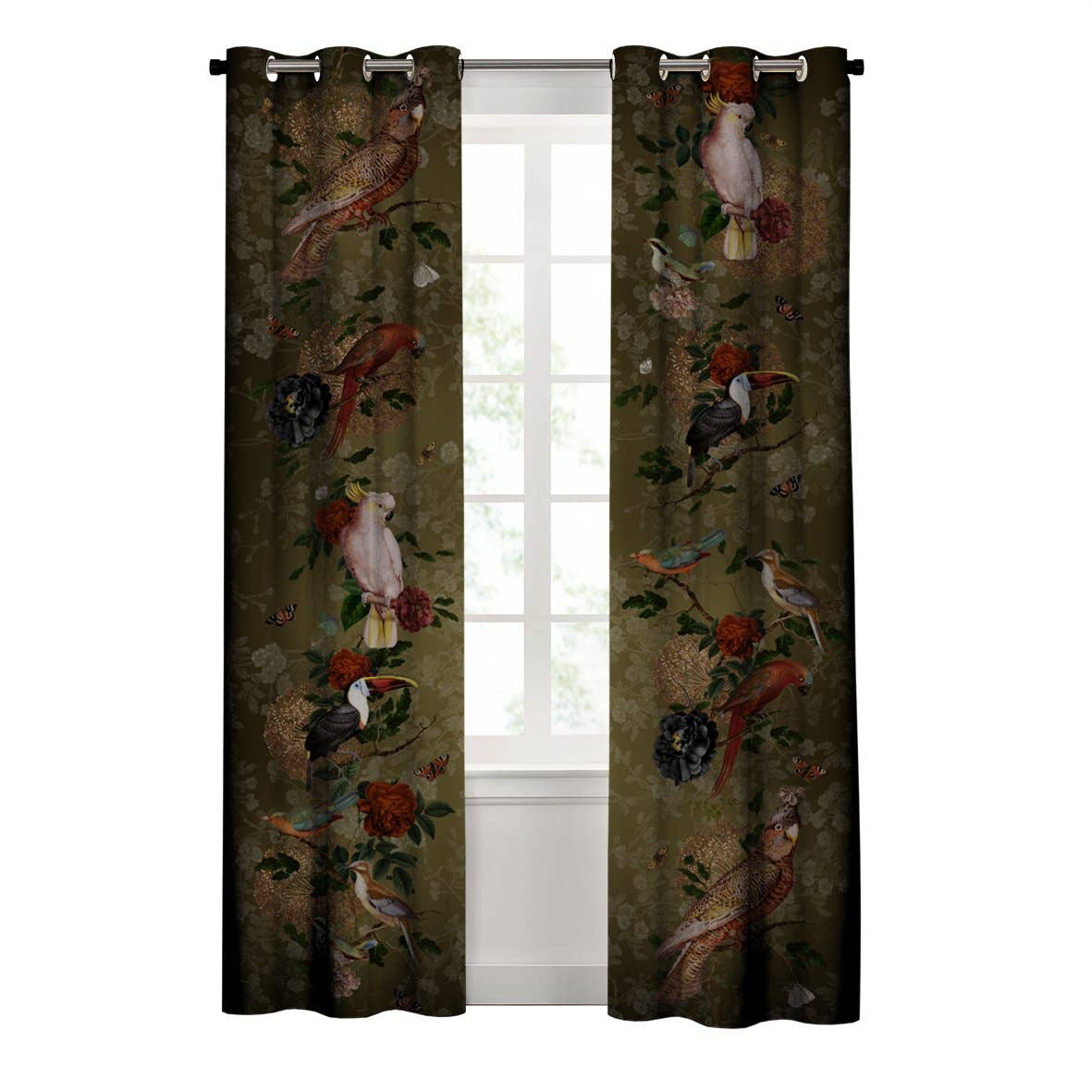 Voglio Bene - Wholesale Curtain - RIO GREEN CURTAIN0