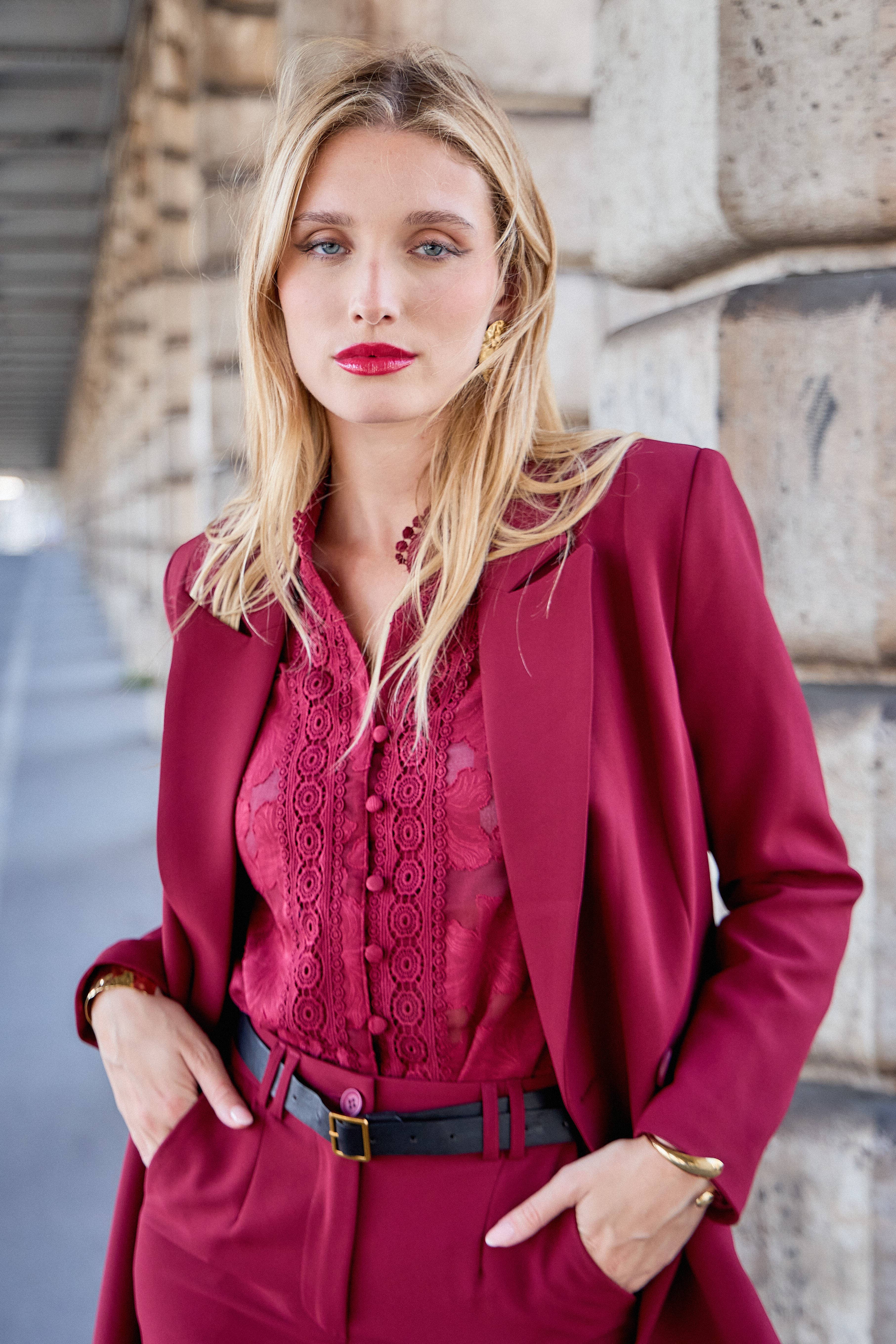 LULUMARY – Camisa - Mulher por atacado – Camisa com estampa CH3674