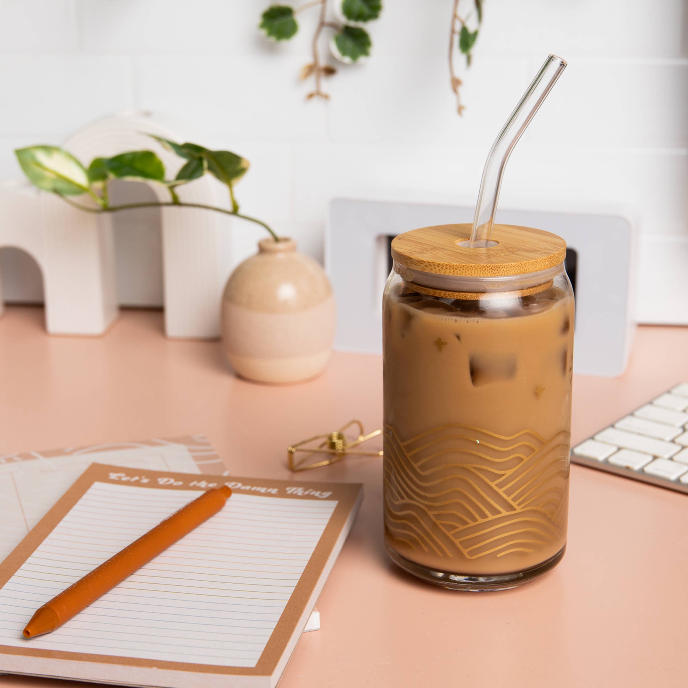 Talking Out of Turn - Wholesale Drinking Glass/Cup - Can Glass w/Lid + Straw (SALE!)3