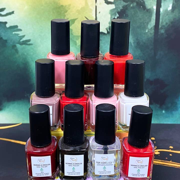Les Laboratoires Bio Seasons - Wholesale Nail Polish - Natural nail polish - n ° 7 cherry 7ml1
